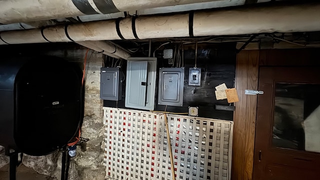 utility room featuring electric panel