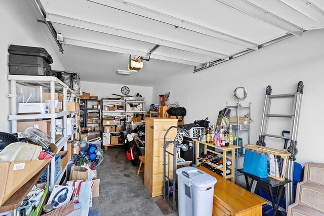 storage area featuring a garage