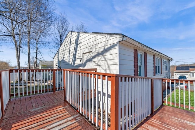 view of deck