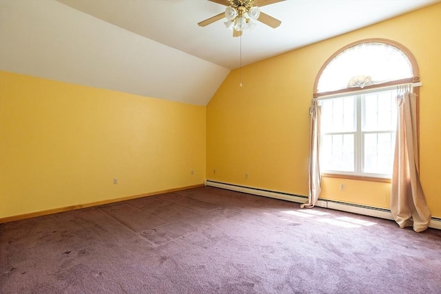 18 Oakwind Holw, Leominster, MA 01453 - bonus room featuring carpet, ceiling fan, lofted ceiling, and baseboards