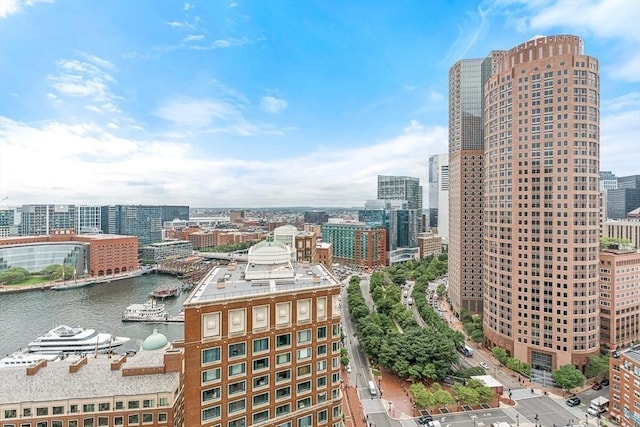 65 E India Row Unit 28Ef, Boston, MA 02110 - view of city featuring a large body of water