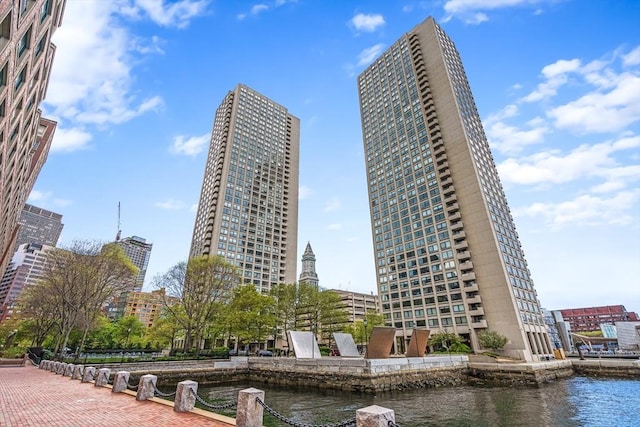 65 E India Row Unit 28Ef, Boston, MA 02110 - view of property featuring a water view and a view of city