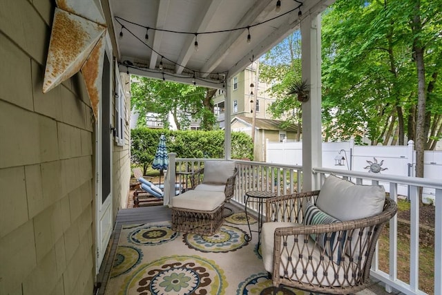 34 Sheafe St Unit 1, Brookline, MA 02467 - balcony with covered porch