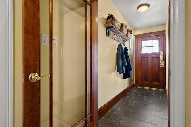 34 Sheafe St Unit 1, Brookline, MA 02467 - mudroom with baseboards