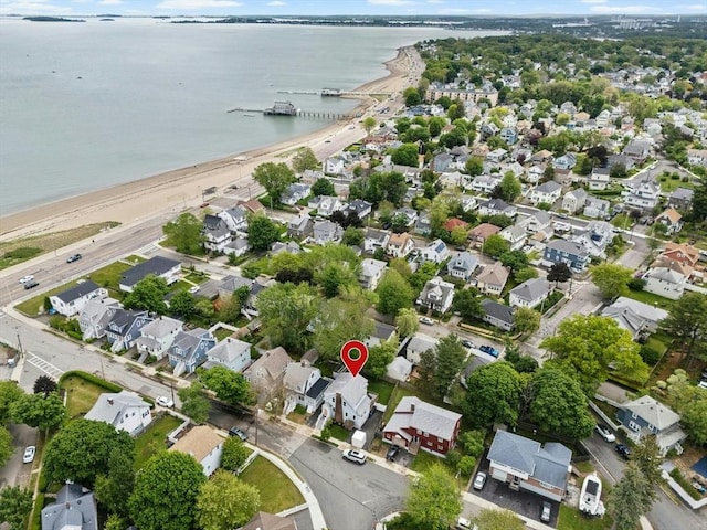 21 Milton Rd, Quincy, MA 02171 - aerial view of property's location featuring a large body of water and nearby suburban area