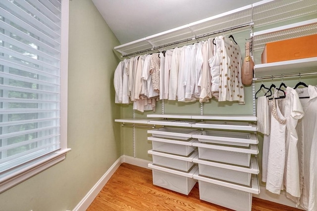24 Cory Ln, Reading, MA 01867 - walk in closet with wood finished floors and lofted ceiling