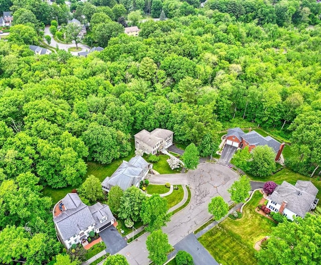 24 Cory Ln, Reading, MA 01867 - aerial overview of property's location featuring a heavily wooded area