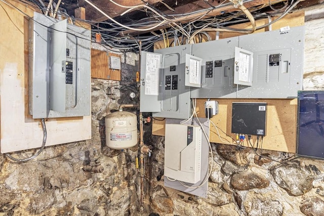 1130 Water St, Fitchburg, MA 01420 - utility room featuring electric panel