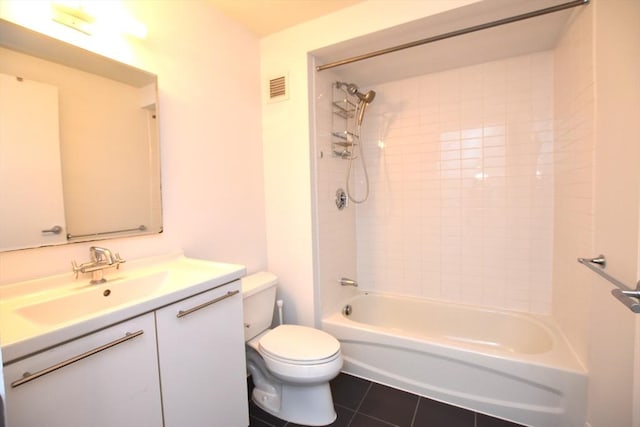 1 Earhart St Unit 320, Cambridge, MA 02141 - bathroom with tile patterned floors, vanity, and shower / bath combination