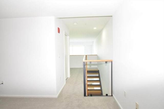 1 Earhart St Unit 320, Cambridge, MA 02141 - corridor with carpet floors and recessed lighting
