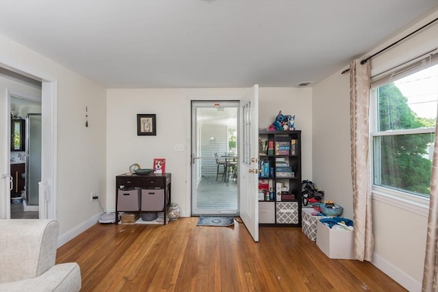 70 Puritan Rd, Bourne, MA 02532 - living area with wood finished floors and baseboards