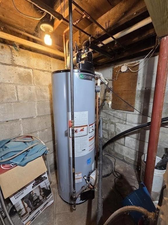 utilities featuring water heater