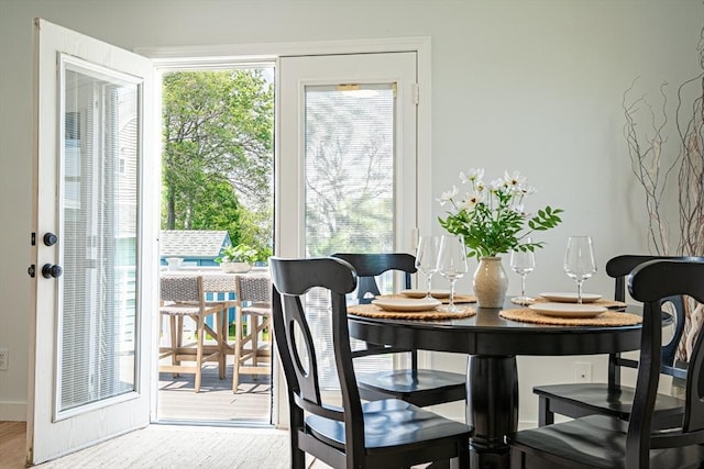 401 N End Blvd, Salisbury, MA 01952 - dining room featuring wood finished floors