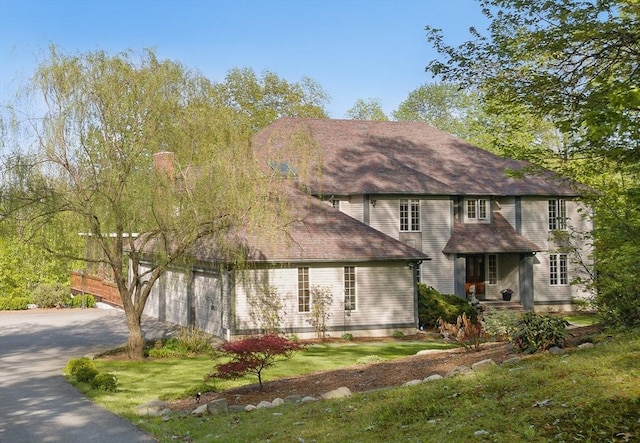 12 Vose Hill Rd, Westford, MA 01886 - view of front facade with asphalt driveway