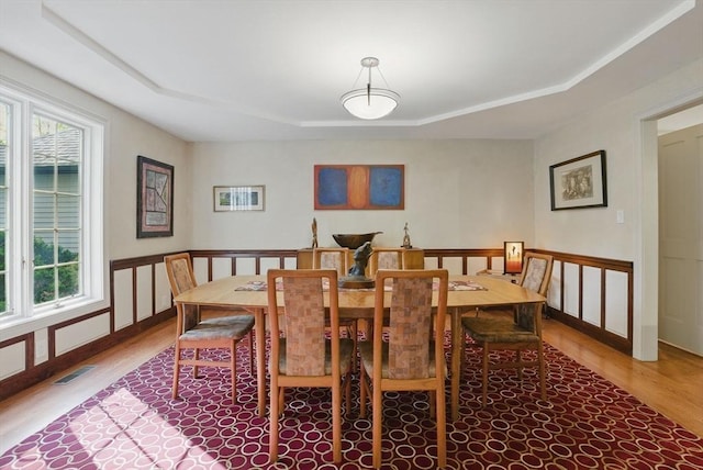 12 Vose Hill Rd, Westford, MA 01886 - dining area featuring wood finished floors, plenty of natural light, and a raised ceiling
