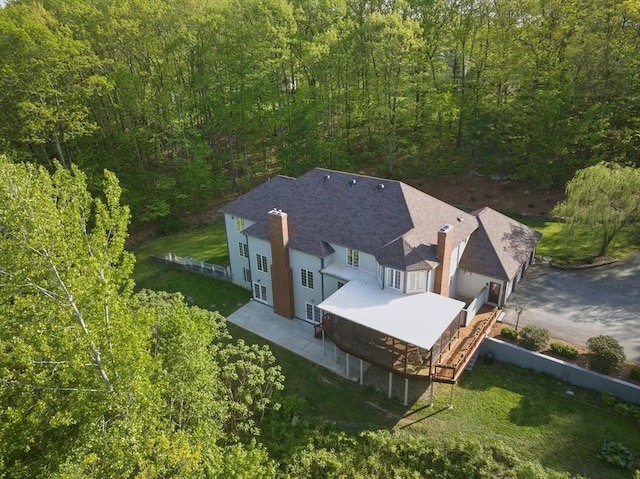 12 Vose Hill Rd, Westford, MA 01886 - view of subject property featuring a forest