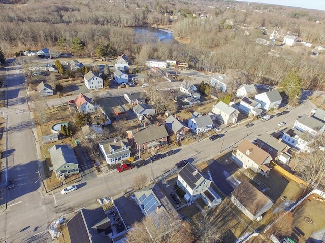 drone / aerial view featuring a residential view