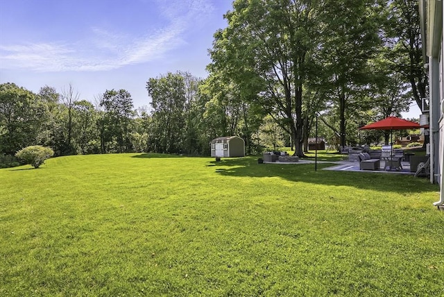 1112 Highland St, Holliston, MA 01746 - view of green lawn featuring a patio