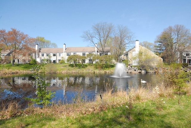 view of water feature