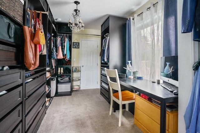 2 Coles Grove Rd, Derry, NH 03038 - spacious closet featuring carpet floors and a chandelier