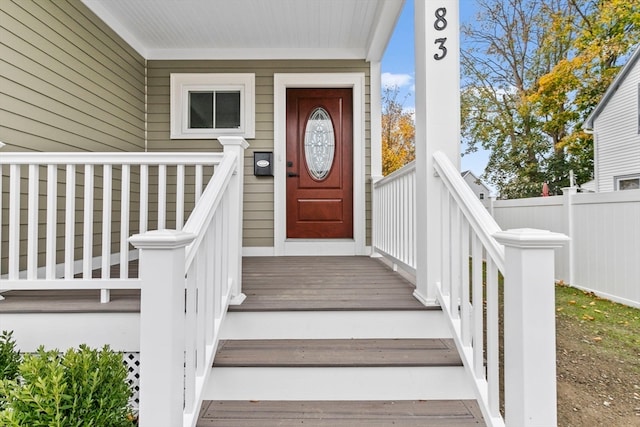 view of property entrance