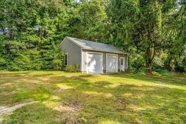 48 Neal Gate St, Scituate, MA 02066 - view of outdoor structure featuring an outdoor structure and a forest view
