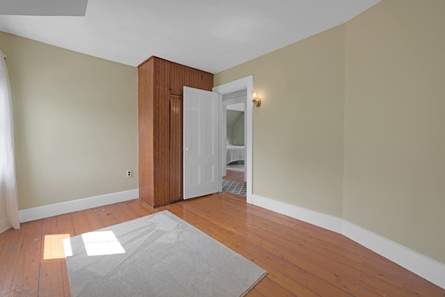 246 Railroad Ave, Norwood, MA 02062 - spare room featuring hardwood / wood-style flooring and baseboards