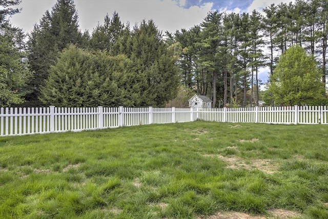 view of yard