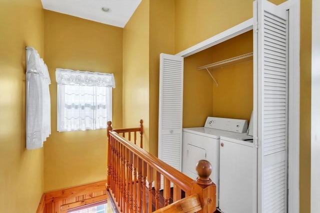 laundry room with washer and clothes dryer