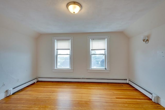 25-29 Chapel St, Norwood, MA 02062 - additional living space featuring lofted ceiling, light wood finished floors, and baseboard heating
