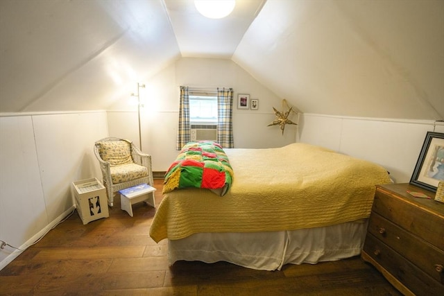 39 Crest Ave, Lunenburg, MA 01462 - bedroom featuring wood-type flooring and vaulted ceiling