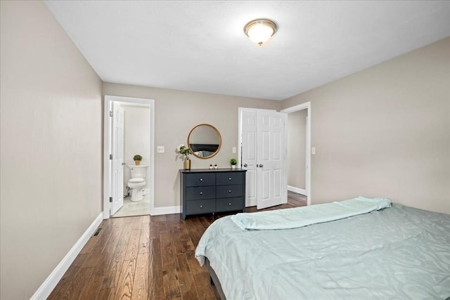 40 Richard Ave, Shrewsbury, MA 01545 - bedroom featuring dark wood finished floors, baseboards, and ensuite bathroom