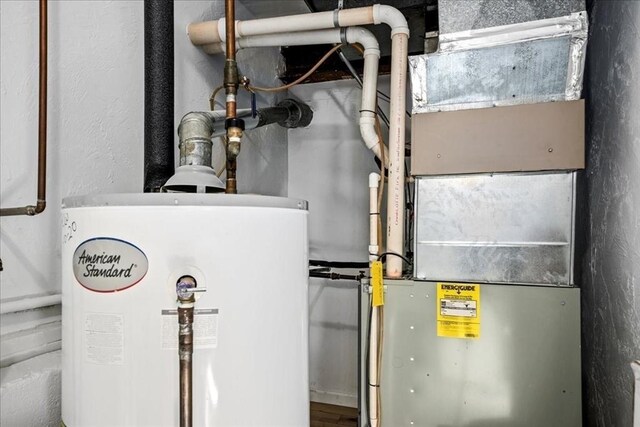 40 Richard Ave, Shrewsbury, MA 01545 - utility room with water heater and heating unit