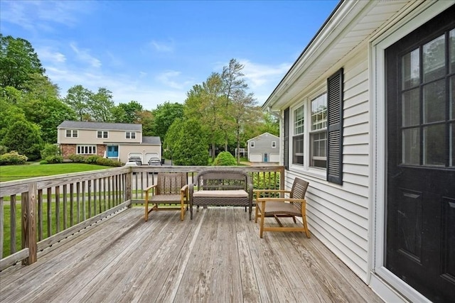 40 Richard Ave, Shrewsbury, MA 01545 - deck with view of wooded area
