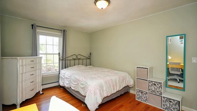 36 Jean Dr, North Attleboro, MA 02760 - bedroom with wood finished floors, a baseboard radiator, and baseboards