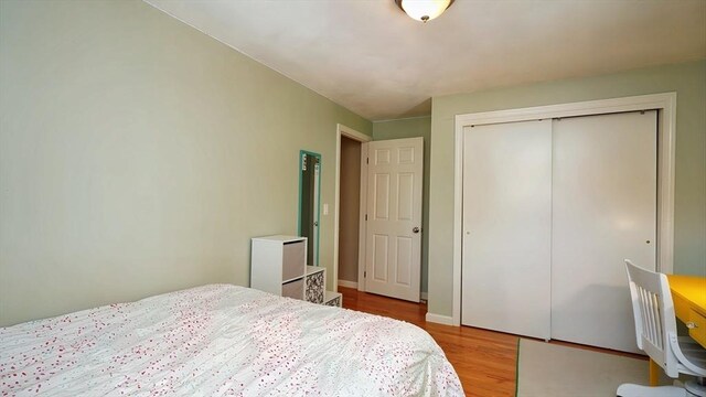 36 Jean Dr, North Attleboro, MA 02760 - bedroom with wood finished floors and a closet