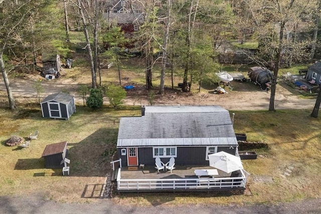 view of subject property