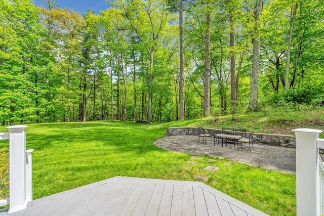 10 Whitney Rd, Stow, MA 01775 - view of grassy yard with a patio area