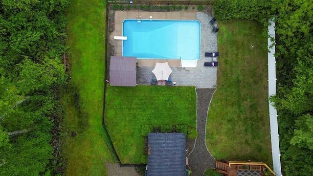 83 Everett Rd, Barre, MA 01005 - bird's eye view of a pool area