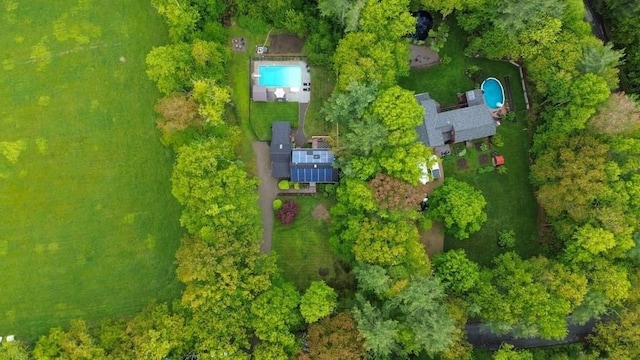 83 Everett Rd, Barre, MA 01005 - aerial view of a pool