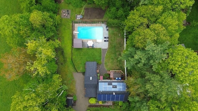 83 Everett Rd, Barre, MA 01005 - aerial view of a pool