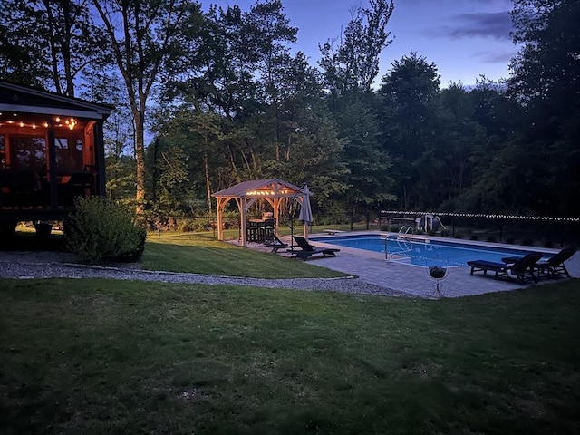 83 Everett Rd, Barre, MA 01005 - view of pool with a gazebo and a patio