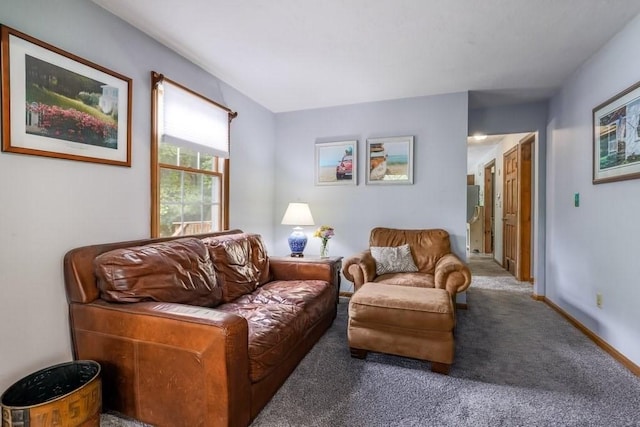 83 Everett Rd, Barre, MA 01005 - carpeted living room featuring baseboards