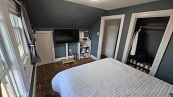 35-1 Neponset, Revere, MA 02151 - bedroom featuring lofted ceiling and wood finished floors