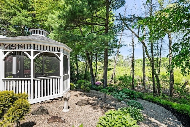 9 Wescott Rd, Andover, MA 01810 - view of yard featuring a gazebo
