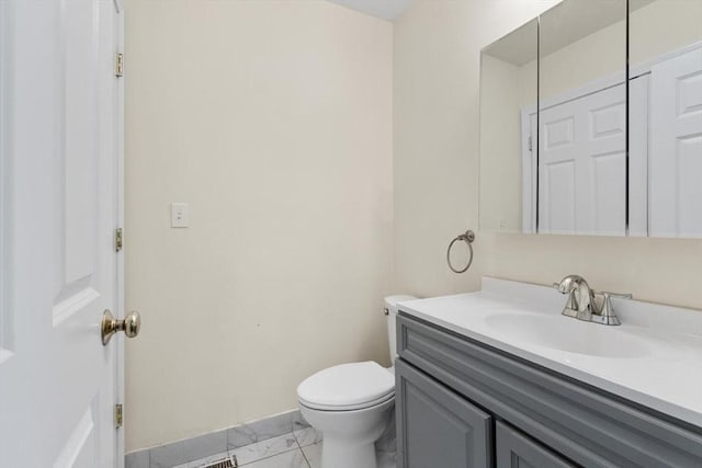 111-113 Pleasant St, Milton, MA 02186 - bathroom with marble finish floors and vanity