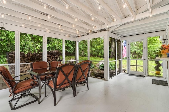 23 Cherokee Rd, Acton, MA 01720 - sunroom featuring outdoor dining area