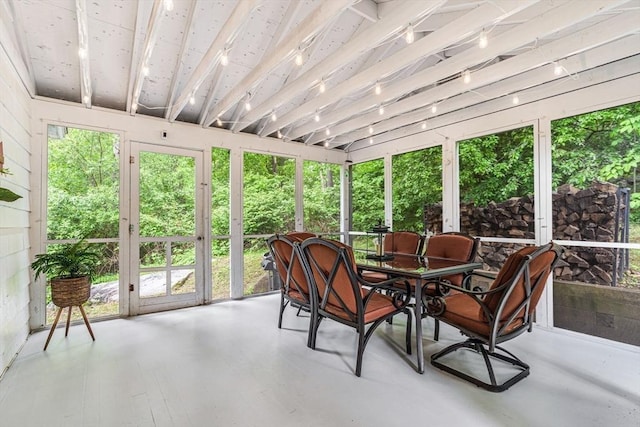 23 Cherokee Rd, Acton, MA 01720 - sunroom / solarium featuring outdoor dining space