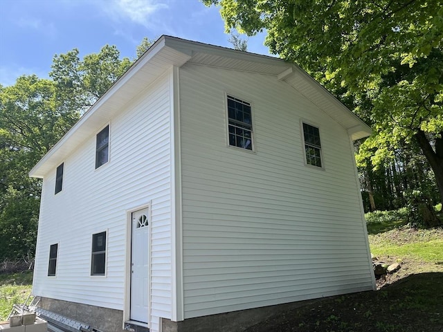 view of side of property