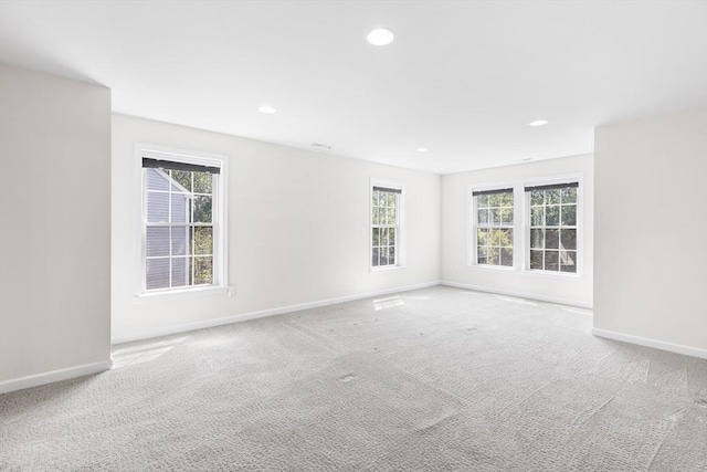 184 Stonehaven Dr, Weymouth, MA 02190 - carpeted spare room with healthy amount of natural light, baseboards, and recessed lighting